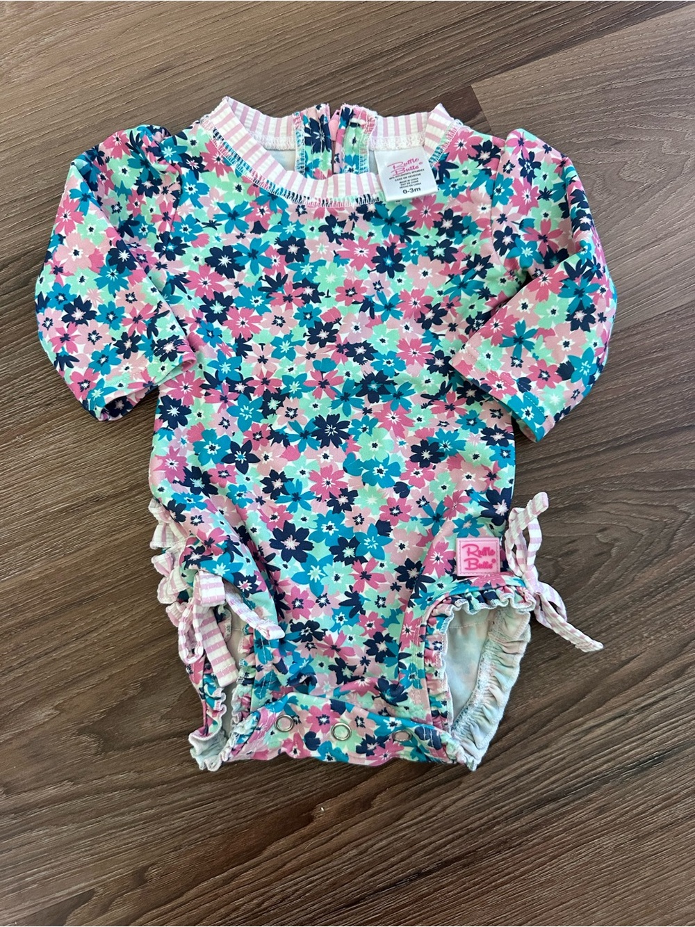 Ruffle Butts - Floral One Piece Swim